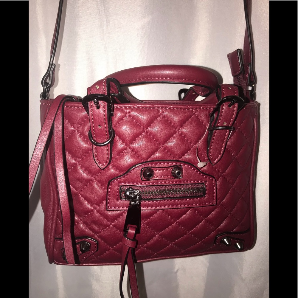 Steve Madden Faux Leather Quilted Shoulder Bag